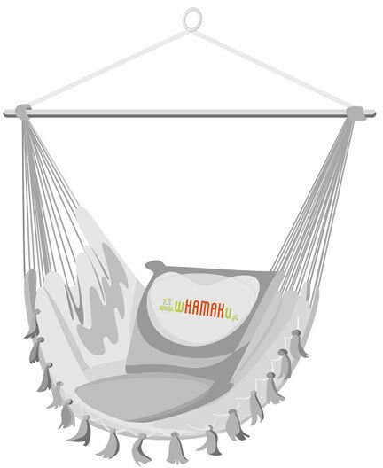 Koala fotel hamakowy biały wfr-1
