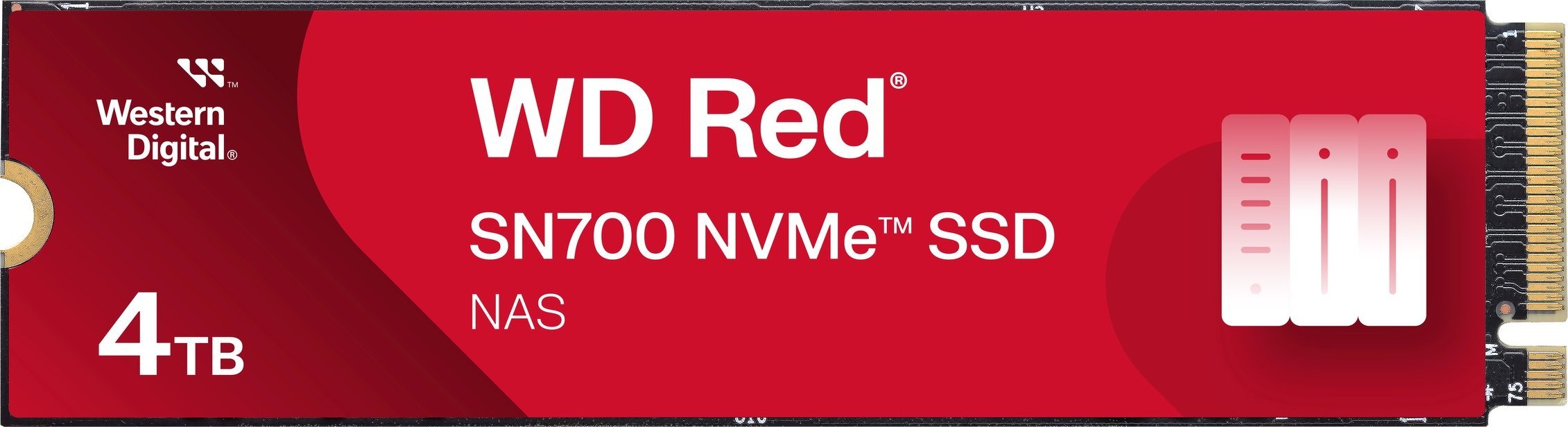 Dysk SSD SanDisk Red SN700 4TB M.2 2280 PCI-E x4 Gen3 NVMe (WDS400T1R0C)