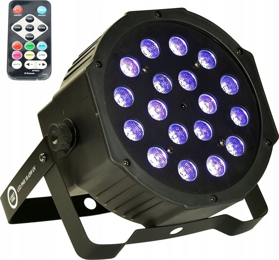 LIGHT4ME LIGHT4ME LED PAR 18x3W UV reflektor oświetlacz ultrafioletowy
