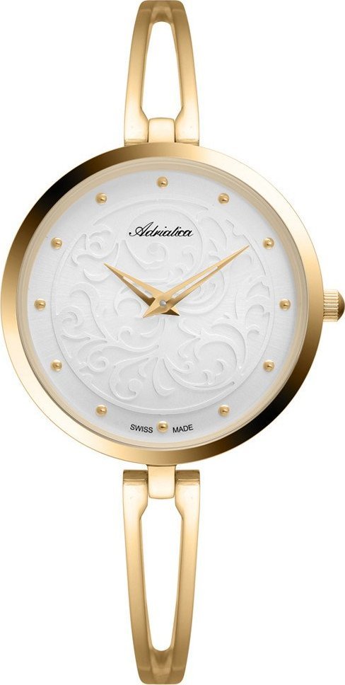 Zegarek Adriatica Zegarek damski Adriatica A3746.1143Q złoty