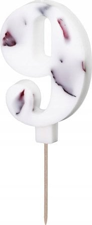 MFP paper ¦wieczka 9 biała z płatkami 8cm