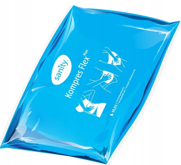 Flex Sanity Kompres Max 19 x 30 cm, 1 sztuka - Długi termin ważności!