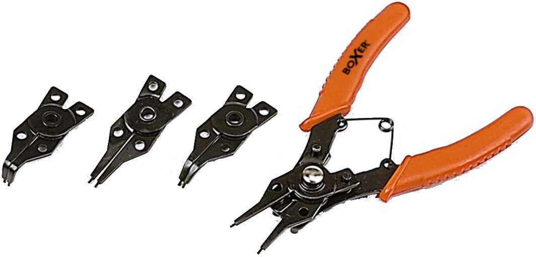 Boxer® låseringstang 0/45/90° med 4 udskiftelige kæber og vinkling