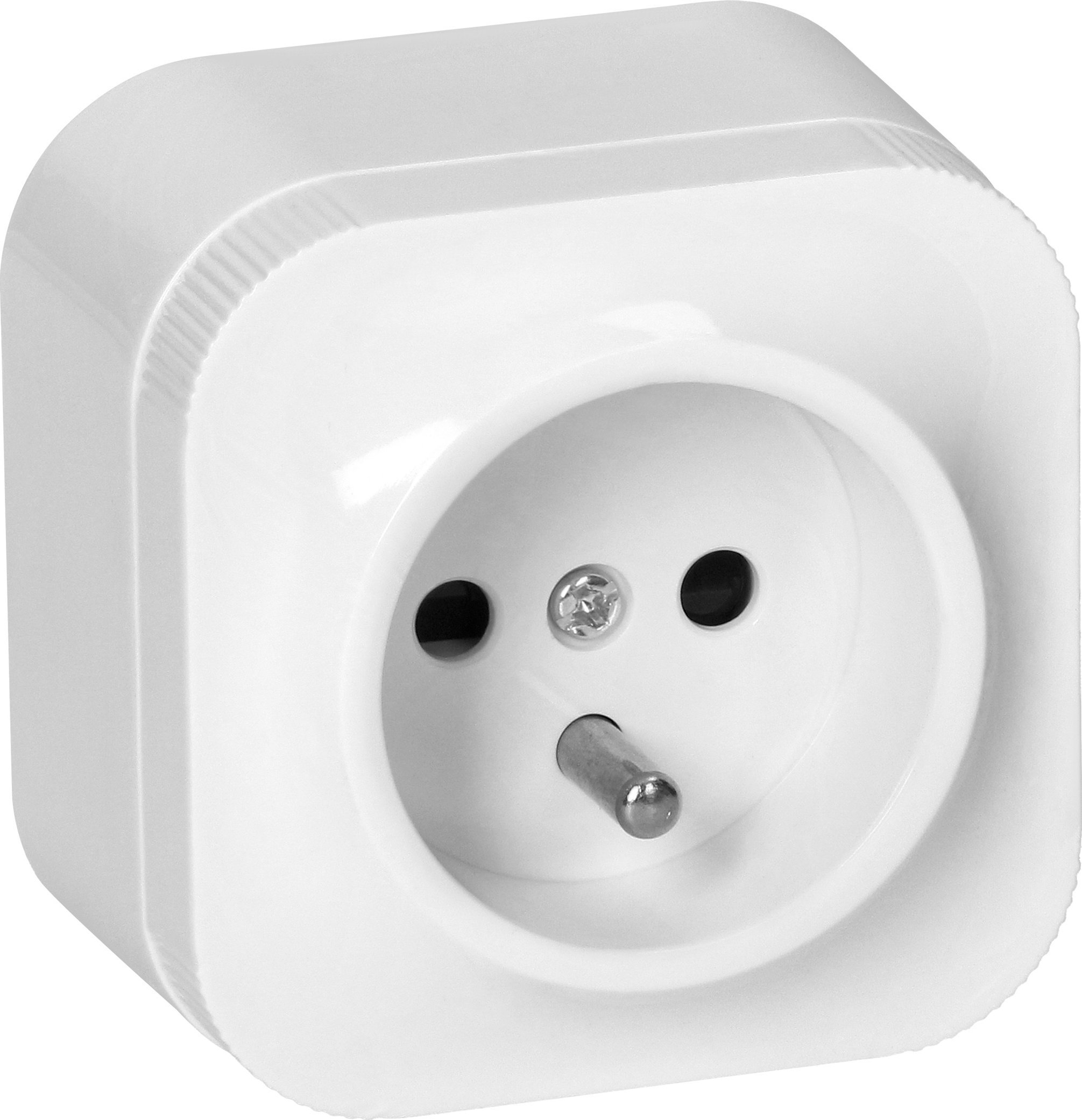 Orno Gniazdo pojedyncze ToDo 2P+Z IP20, biały, 10 szt.