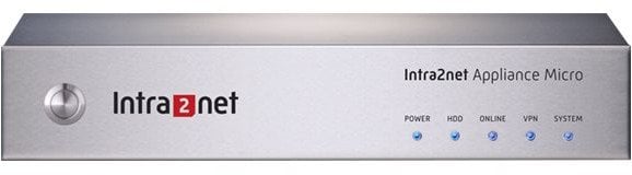 INTRA2NET Appliance Micro - 4GB RAM - 1x 32GB SSD - 4x LAN - 1HE Desktop
