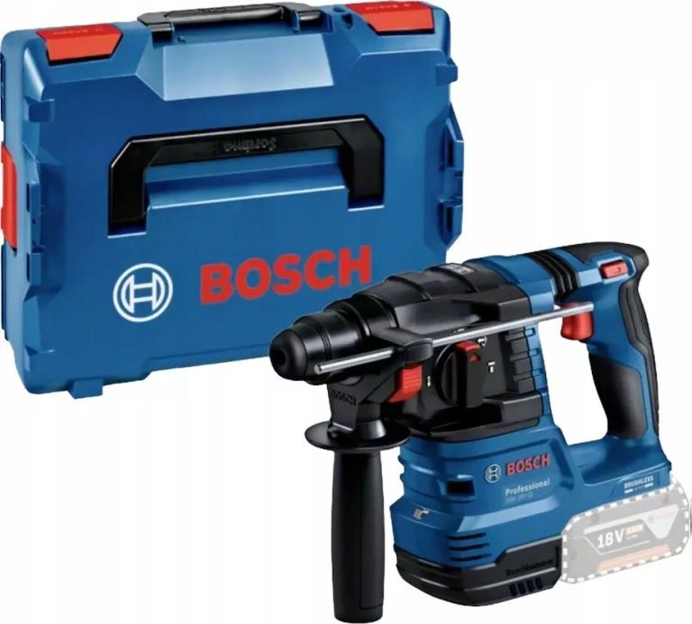 Młotowiertarka Bosch Bosch cordless hammer drill GBH 18V-22 Professional solo, 18 volts (blue/black, without battery and charger, in L-BOXX)