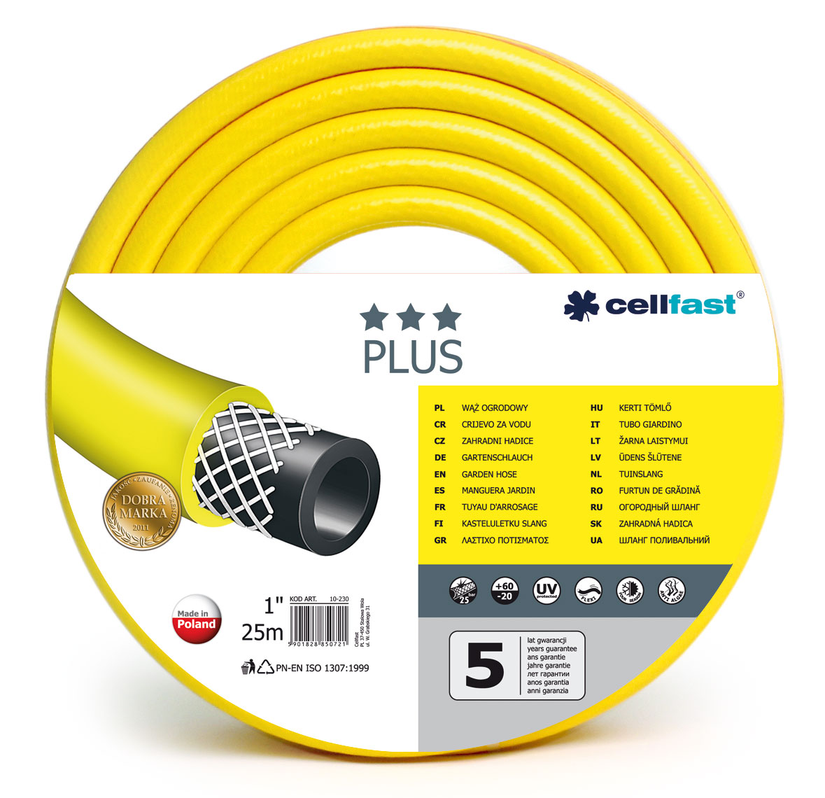 Cellfast Wąż ogrodowy Plus 1" 25m (10-230)