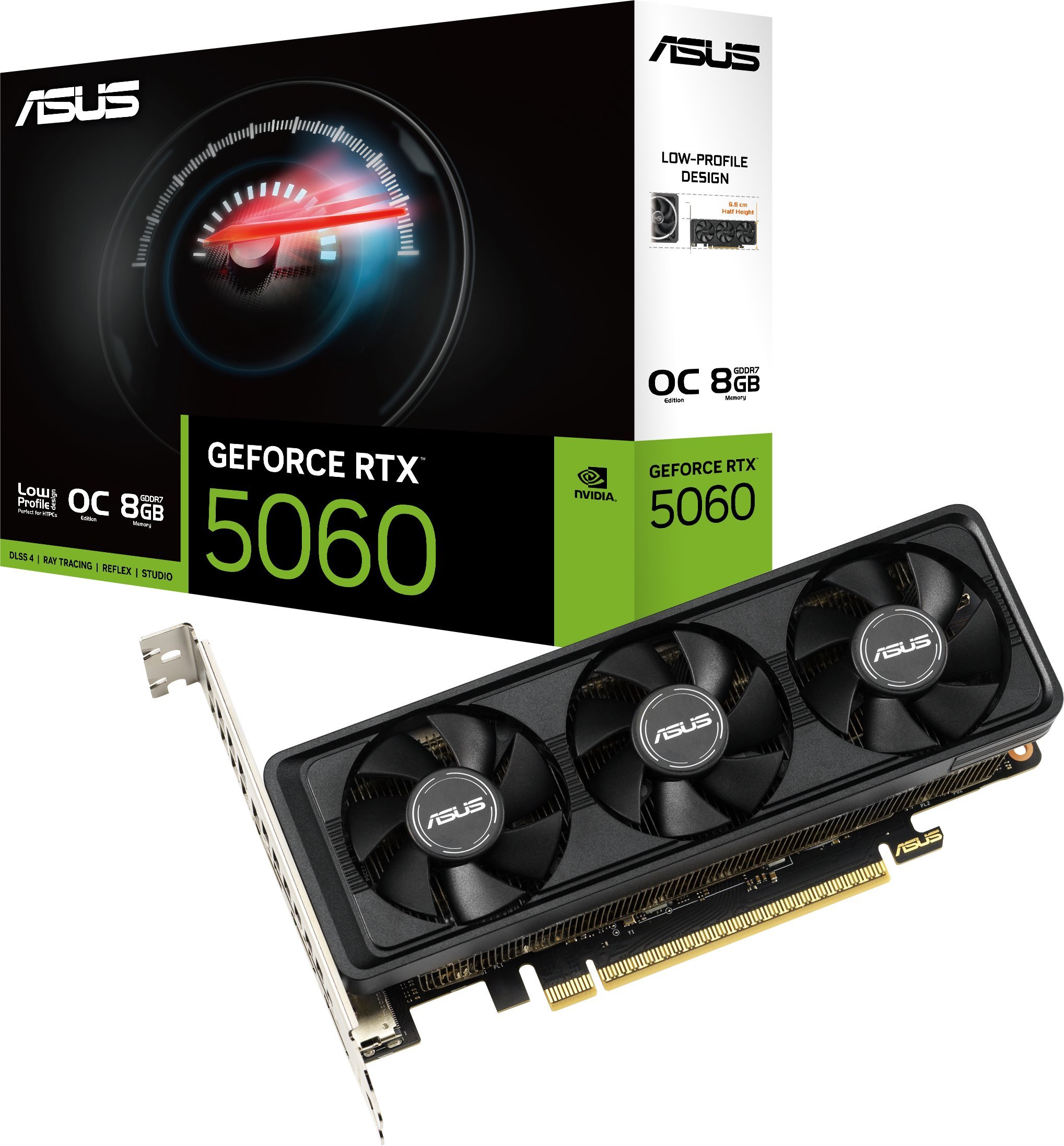 Karta graficzna Asus GeForce RTX 5060 LP BRK OC 8GB GDDR7 DLSS4 (RTX5060-O8G-LP-BRK)