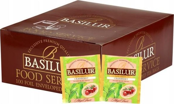 Basilur Basilur CRANBERRY herbata HoReCa - 100 torebek
