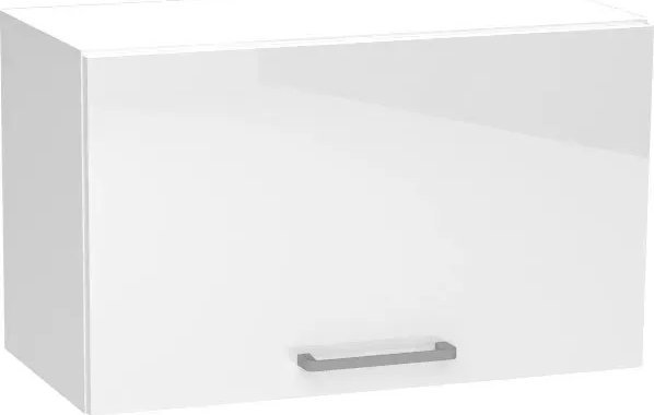 Elior Biała szafka nad kuchenny okap - Elora 25X 60 cm połysk