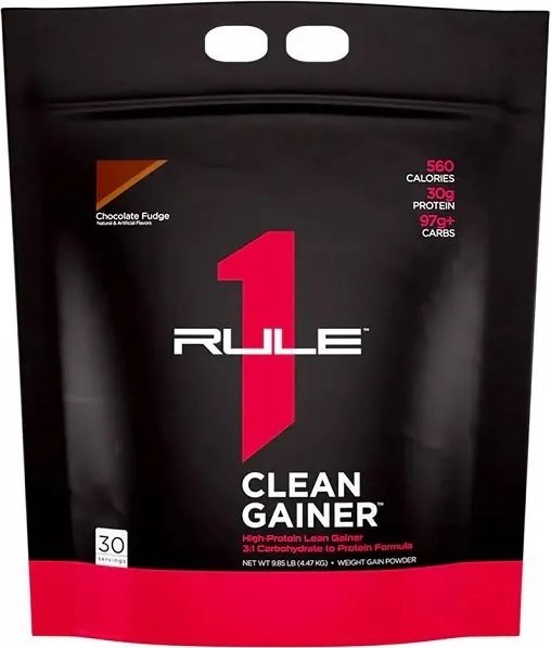 Rule One Rule One - R1 Clean Gainer, Chocolate Fudge, Proszek, 4470g