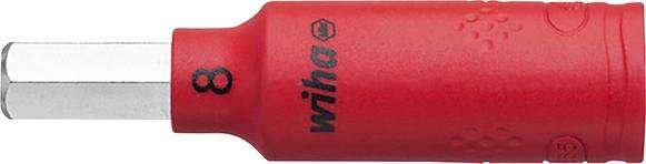 Wkrętakowa końcówka wymienna 1/4" do śrub z gniaz.6-kątnym VDE 8x65mmWiha