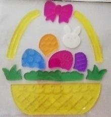 Naklejki żelowe Wielkanoc MIX