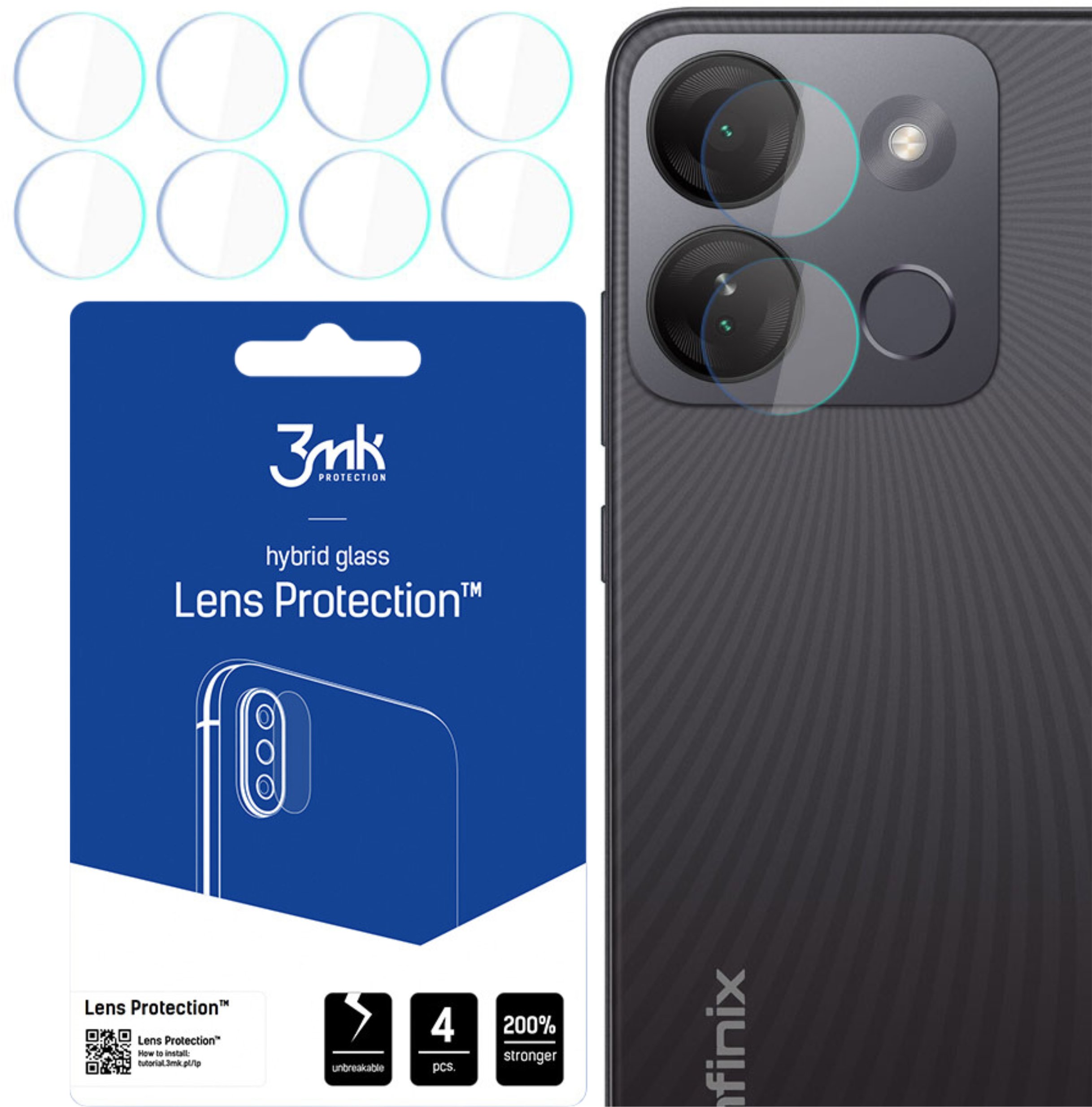INFINIX SMART 7 HD - 3MK LENS PROTECTION