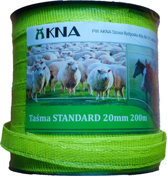 Akna Taśma Standard 20mm 200m FLUO ZIELONA