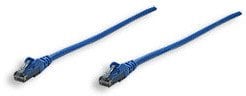 Patchcord Cat6 UTP 0,3m 100% CU niebieski