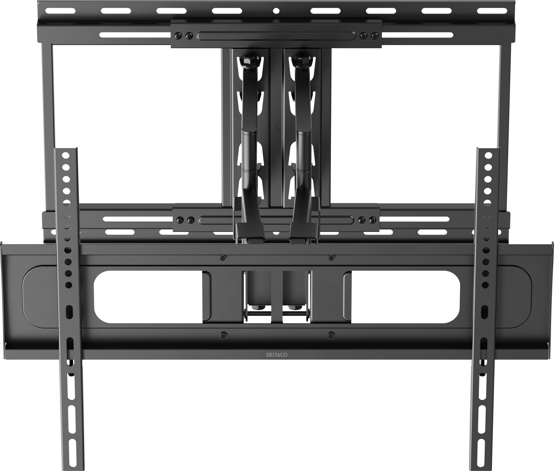 Sieninis laikiklis DELTACO, didelės apkrovos, tvirtas, visiškai judinamas 37–86", 80 kg, juodas / ARM-0260-B / 1903422