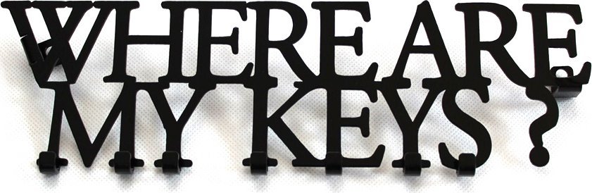 Decolicious Wieszak na klucze Where are my Keys