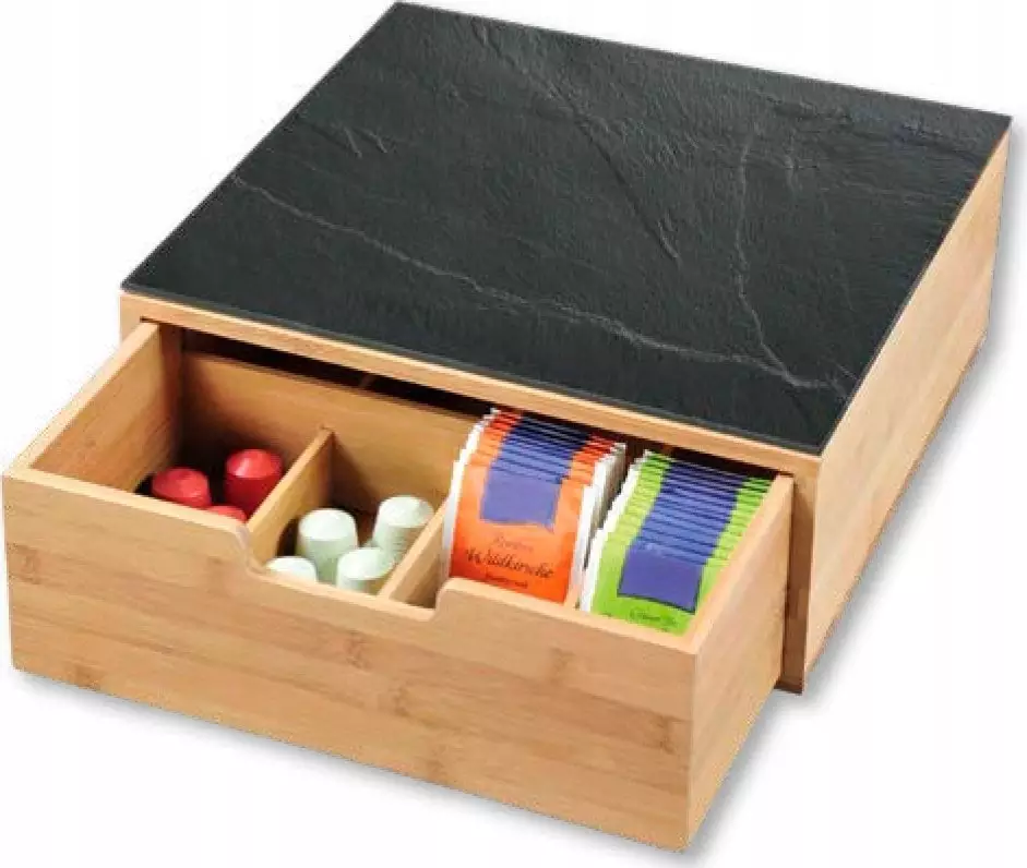 Deska do krojenia Kesper Schowek na kapsułki do kawy z deską do krojenia, 2w1