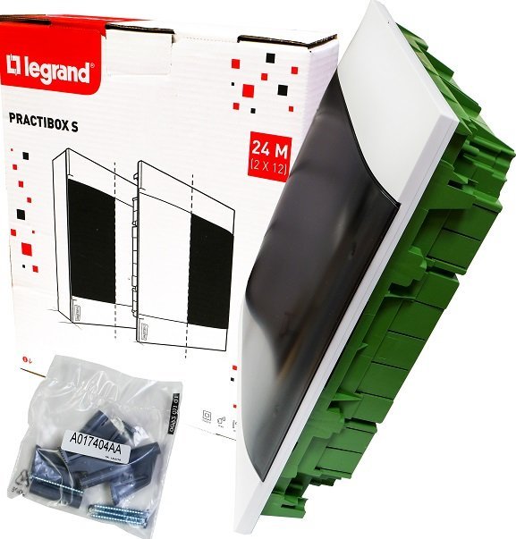 Legrand Rozdzielnia do ścian pusty PRACTIBOX S 2x12 135412