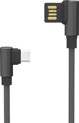 Kabel USB Somostel USB-A - microUSB 1 m Czarny (25736)