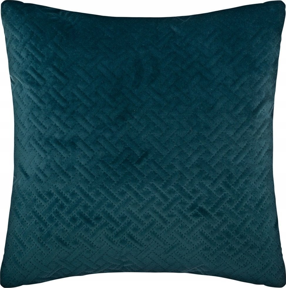 Atmosphera Poduszka dekoracyjna DOLCE, 40 x 40 cm, kolor morski