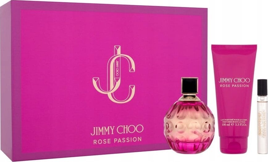 Jimmy Choo SET (ROSE PASSION (W) EDP/S 100ML + BODY LOTION 100ML + MINI 7.5ML)