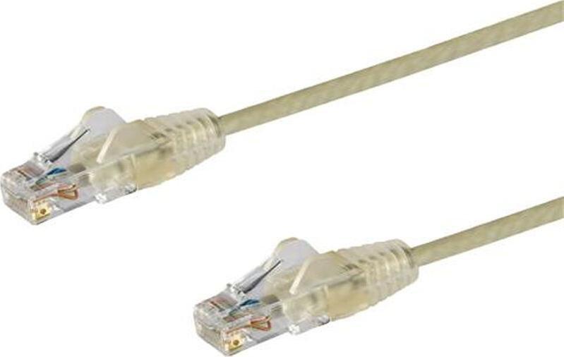 StarTech STARTECH.COM 1,5m Cat6-Kabel - Schlankes Cat6-Patchkabel - Grau - Snagless-RJ45-Steckverbinder - LSZH - 28 AWG Kupferdraht