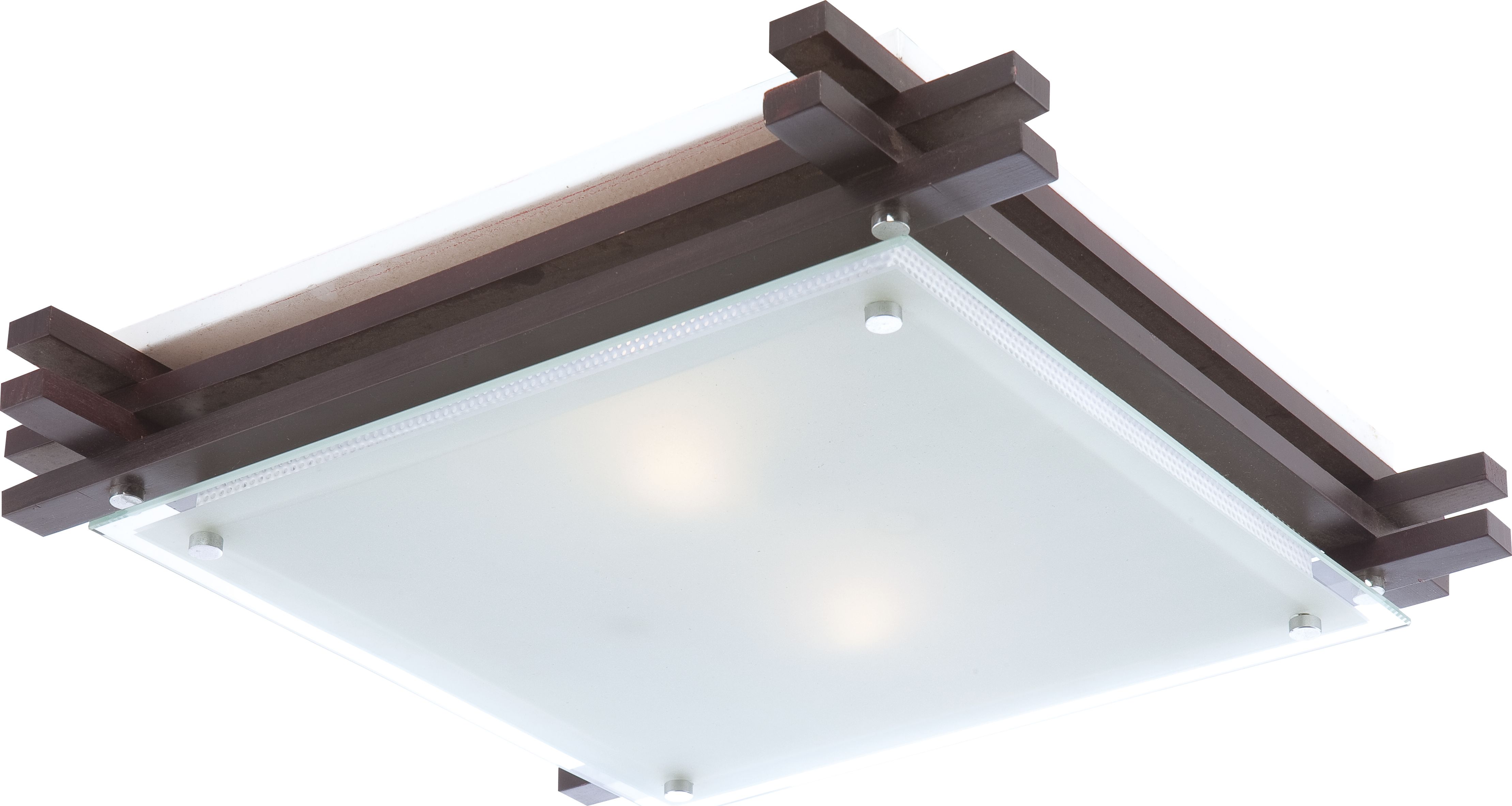 Lampa sufitowa Globo Plafon lampa oprawa sufitowa Globo Edison 2x60W E27 biały/brązowy 48324-2