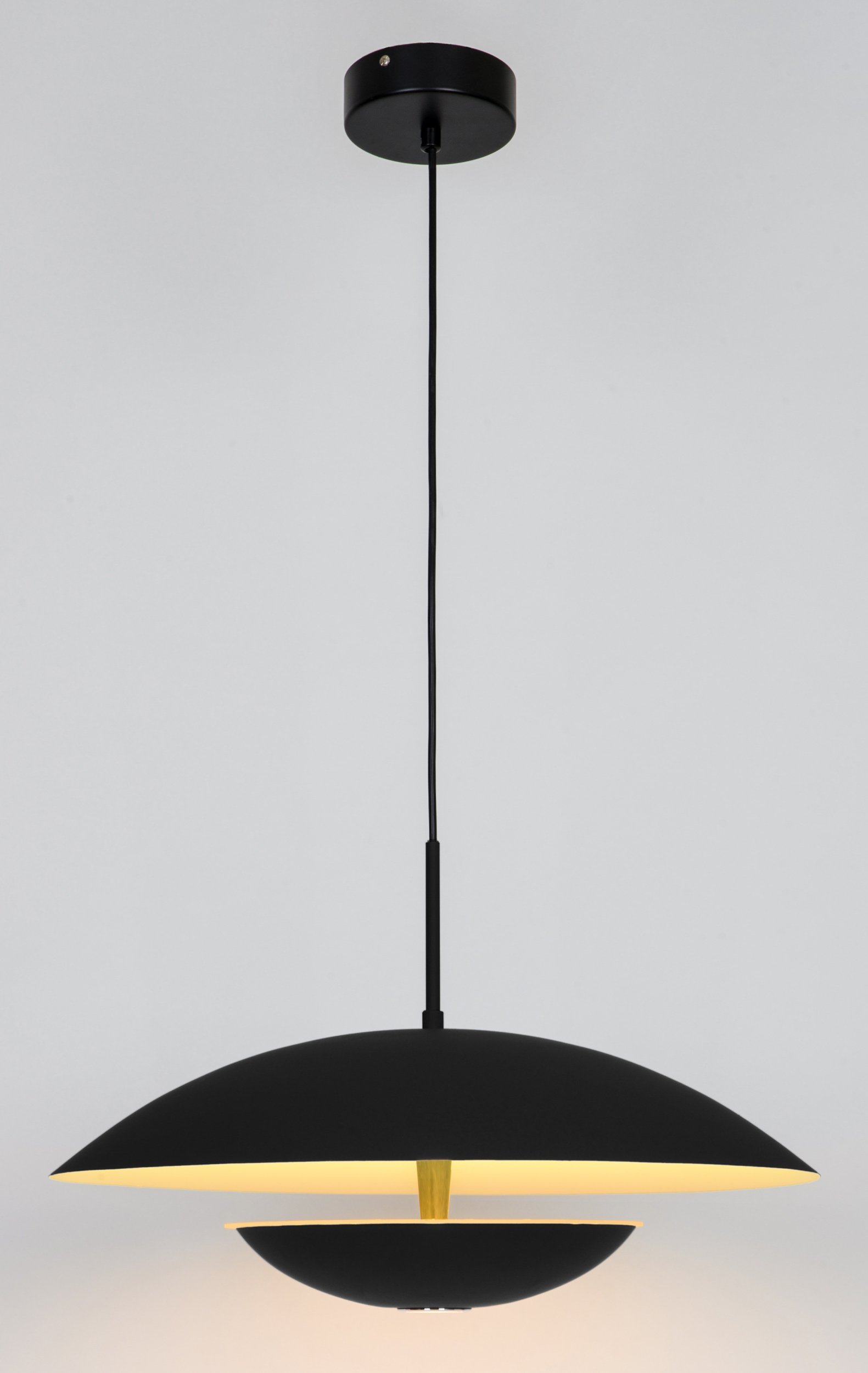 PENDANT LIGHT AURAS 2XE14 D40CM BLACK
