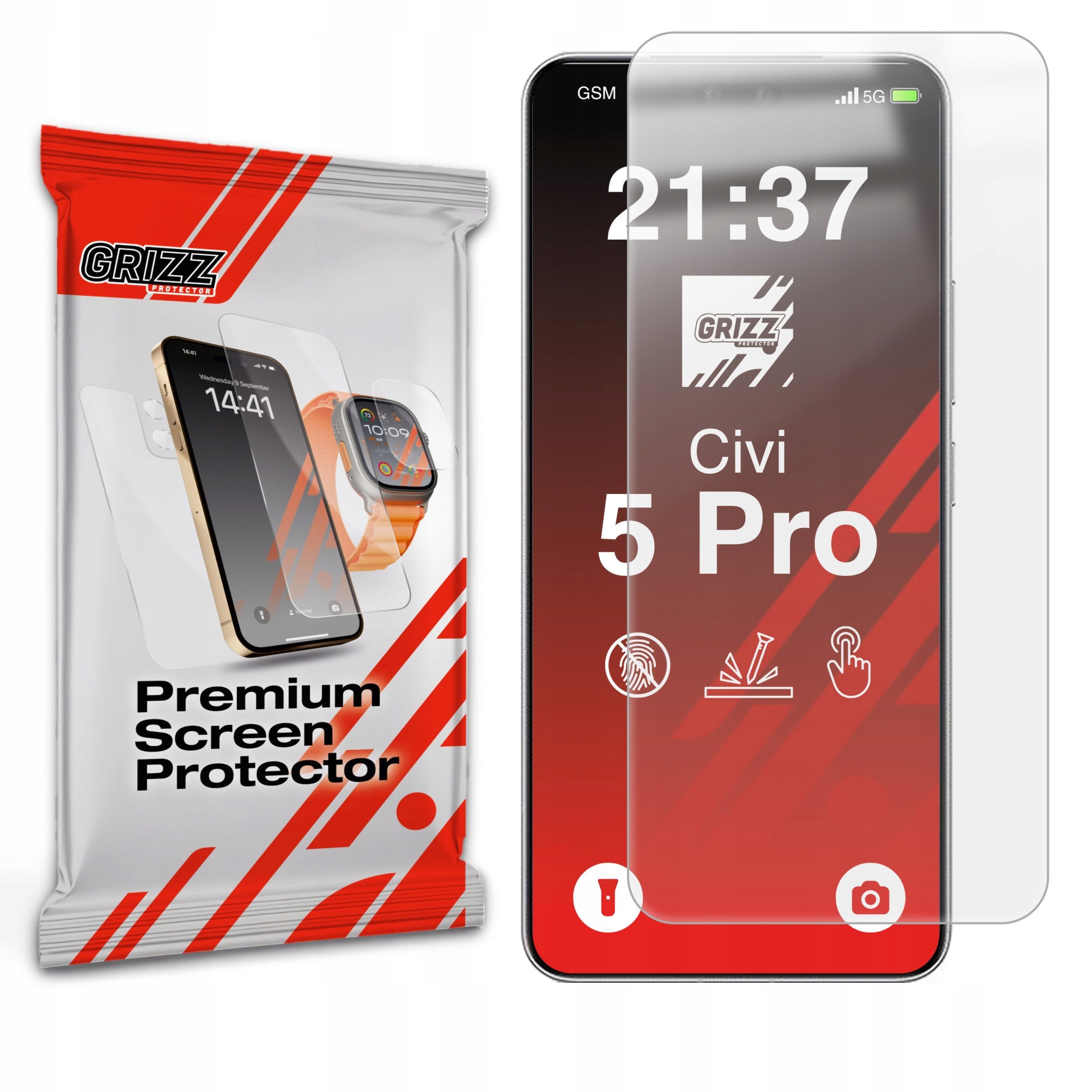 Folia matowa GrizzGlass PaperScreen do Xiaomi Civi 5 Pro