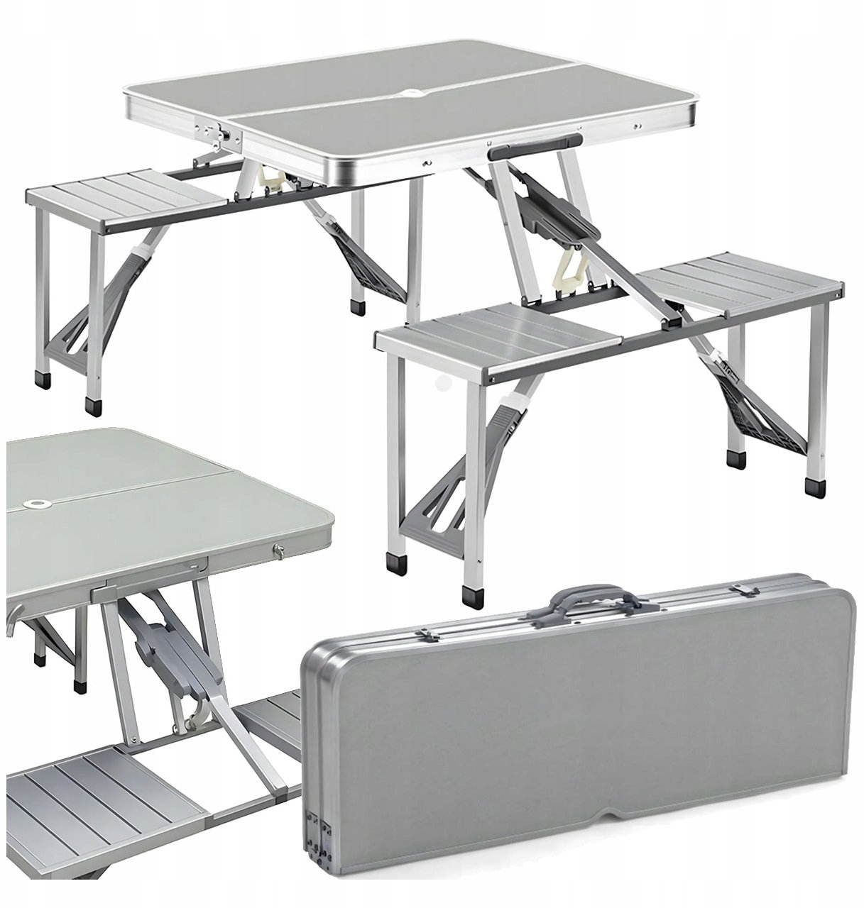 PRZENOŚNY STÓŁ TURYSTYCZNY Z ŁAWKAMI KANZA