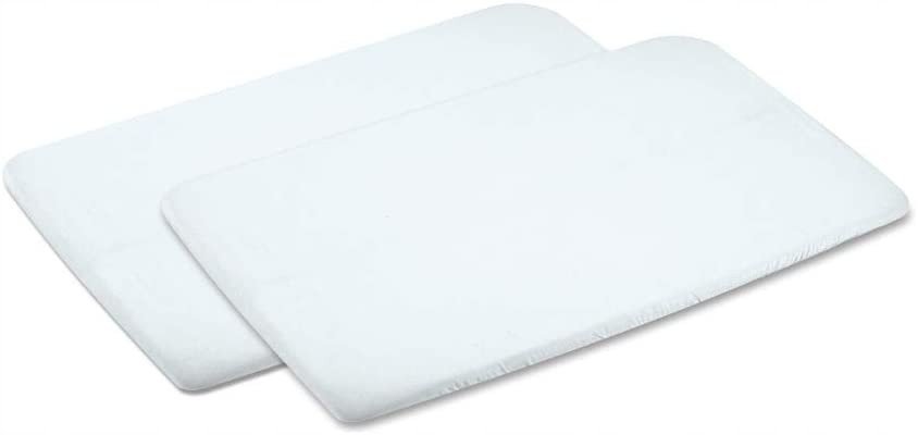 Užvalkalai kelioninės lovytės Maxi Cosi Swift čiužiniui, 2 vnt., white (viršutiniam lygiui)