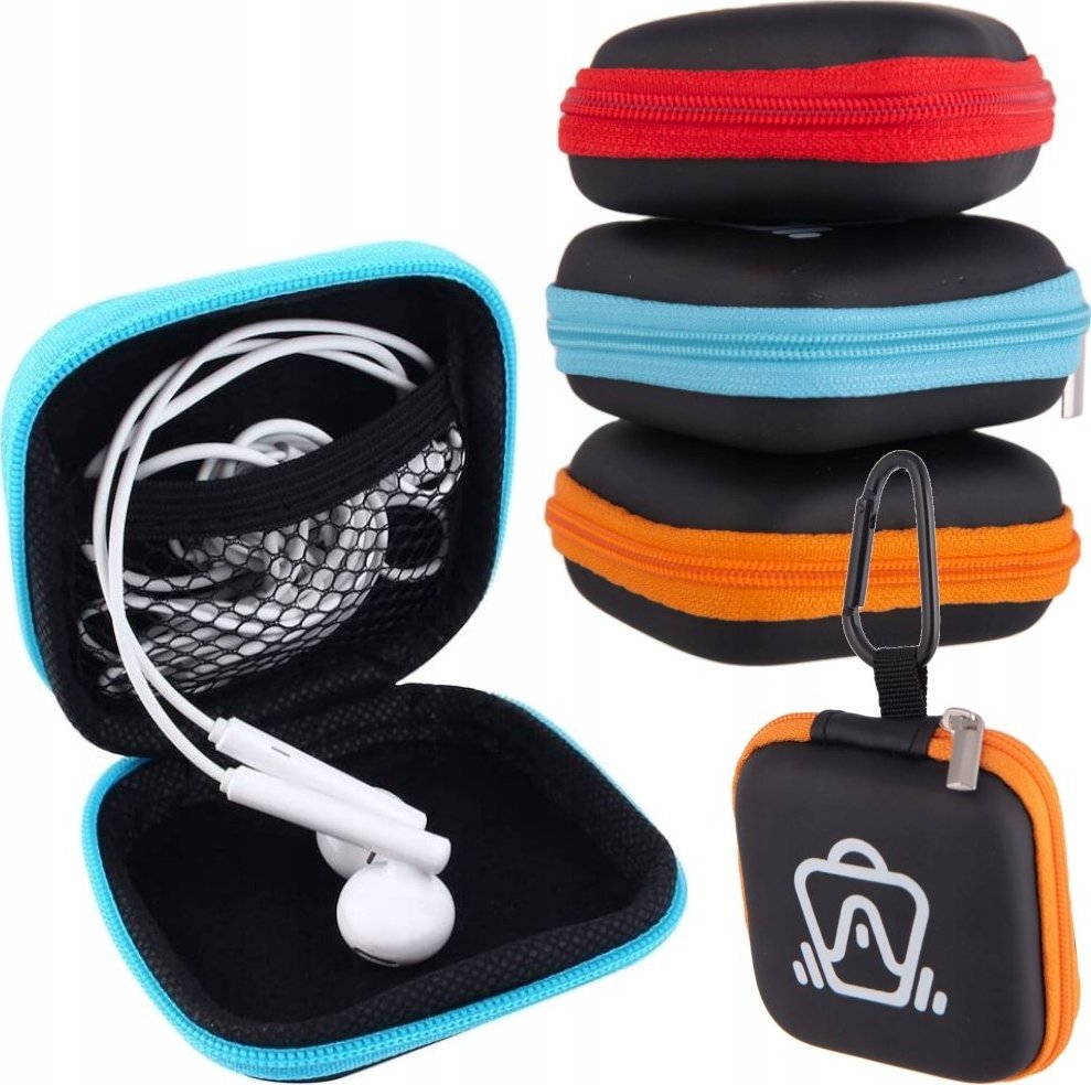 Wobell Etui Pokrowiec Na Słuchawki Twarde Obudowa Zamek