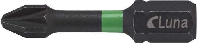 Luna Groty skrętne Torsion krzyżowe Pozidriv PZ2 IMPACT 32mm 2 szt.