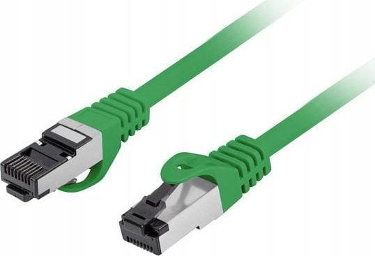 Lanberg Patchcord Lanberg S/FTP kat.8.1 1m LSZH CU fluke passed zielony