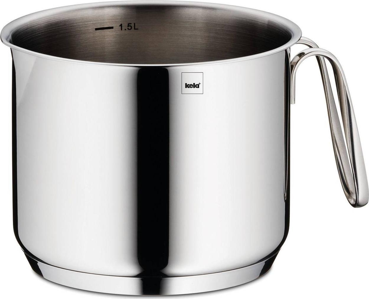 Kela garnek do mleka, stal nierdzewna, 1,6 l, śred. 14 x 12 cm