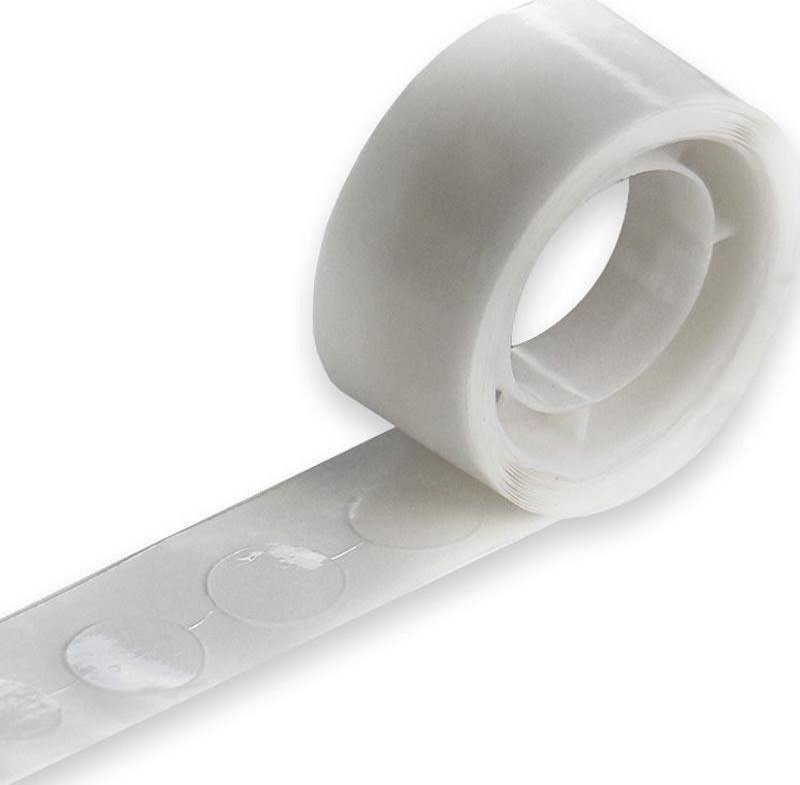 LearnHow Dwustrone kropki klejowe na rolce 100szt