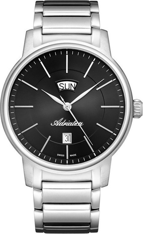 Zegarek Adriatica Zegarek męski Adriatica A1144.5114Q srebrny