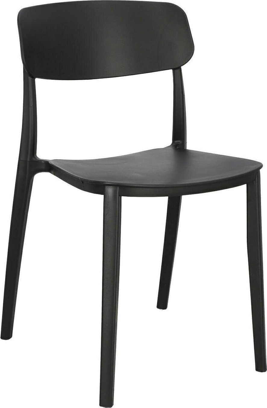 Simplet Krzesło Nopie black z tworzywa