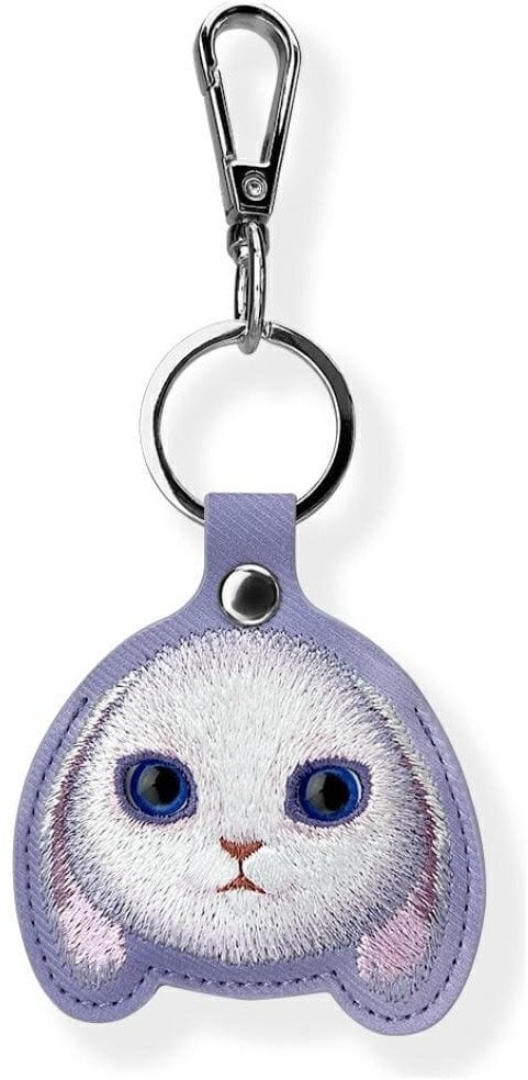 Etui na lokalizator / brelok Nimmy Big Eyed Pet 2.0 Rabbit fioletowy