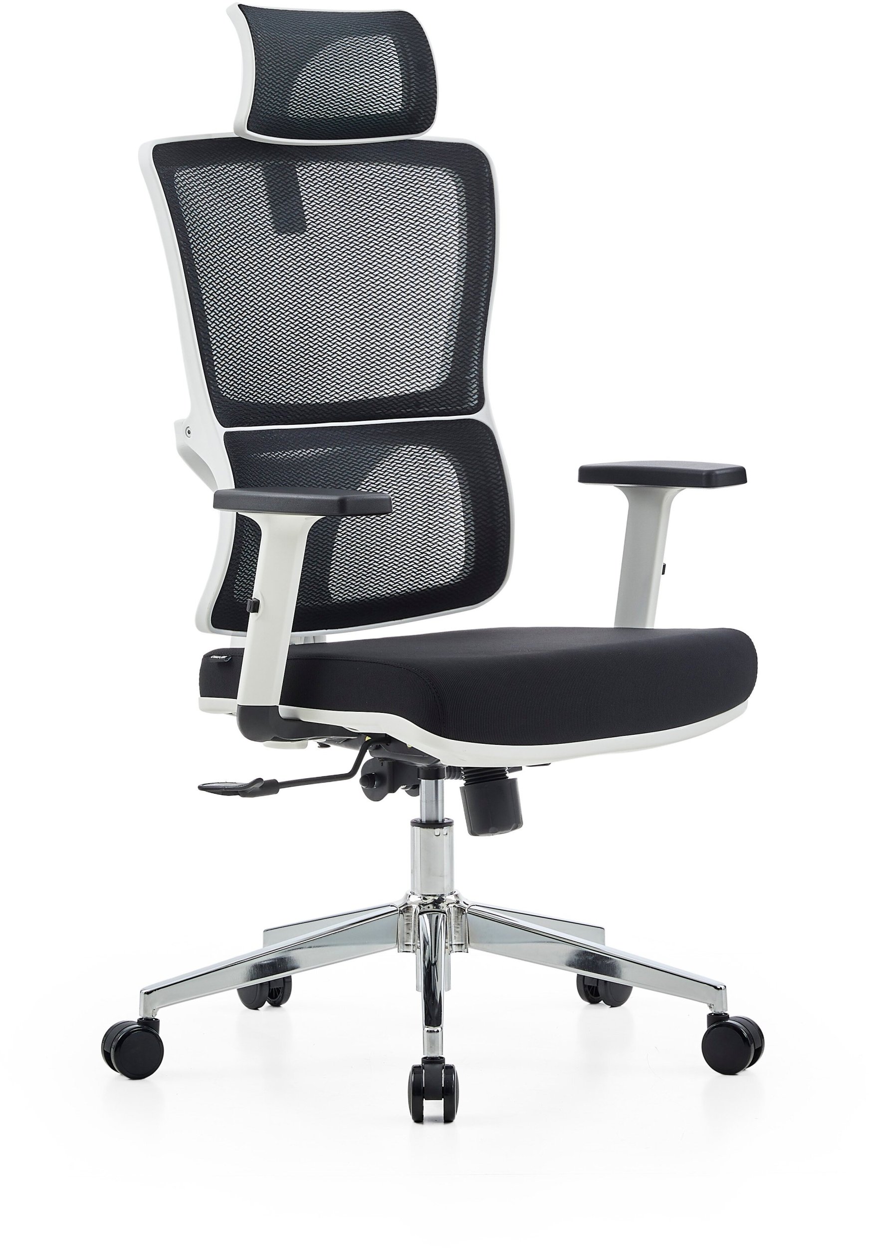 Krzesło biurowe Cobra Expert HF701WH Biało-czarne