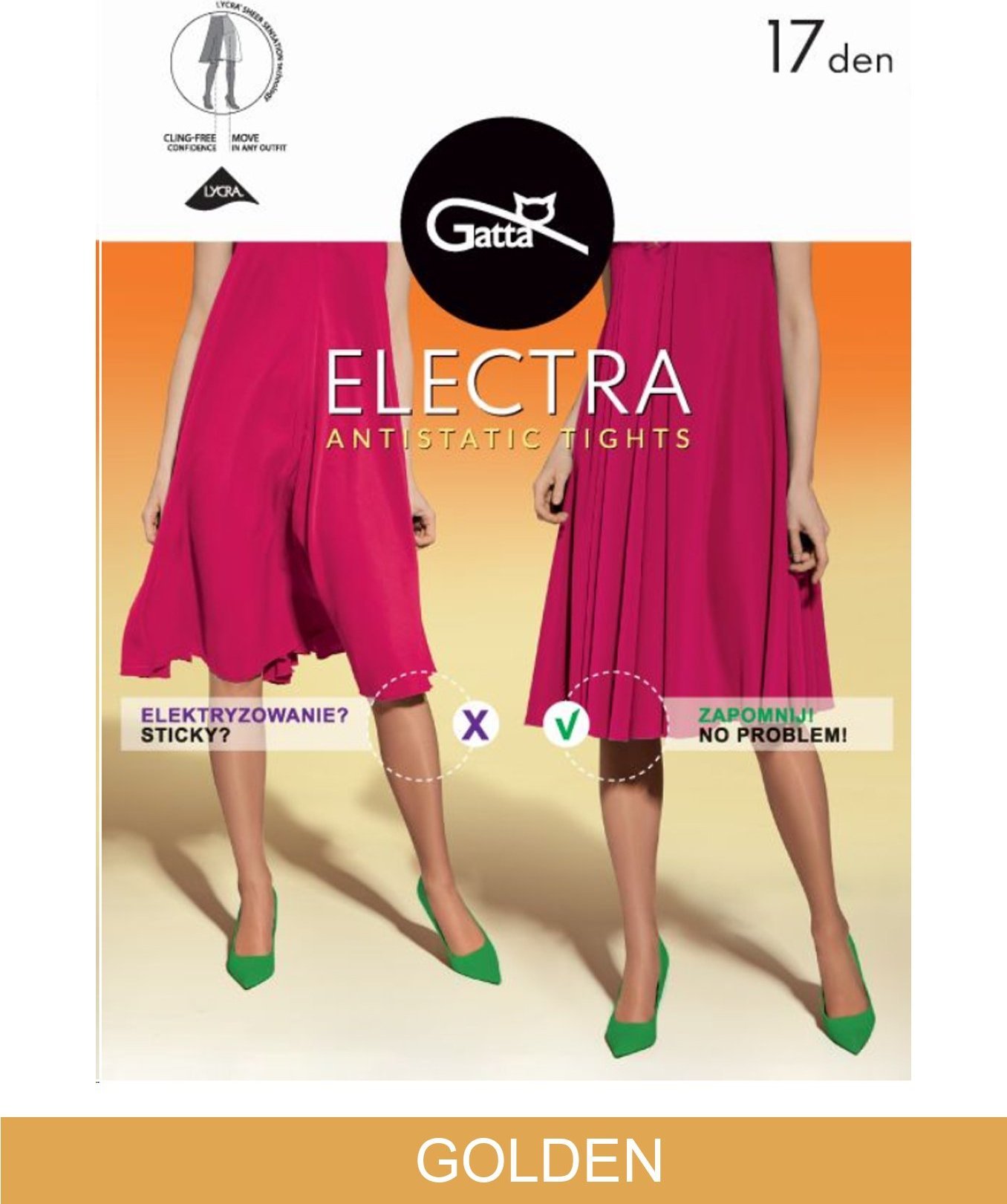 Gatta GATTA ELECTRA 17DEN 5-XL/Golden
