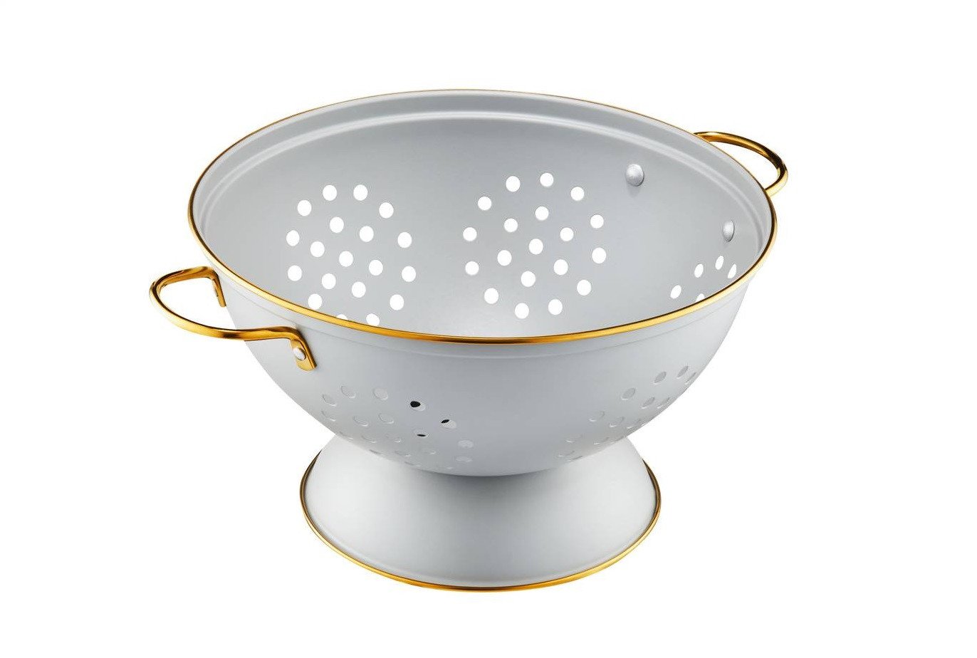 Durszlak cedzak z rączkami 24 cm Royal szary