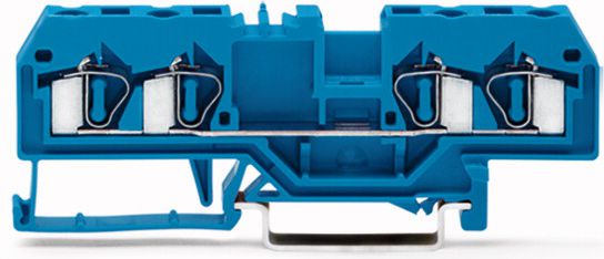 Wago Złączka szynowa 4-przewodowa 4mm2 niebieska (281-654)