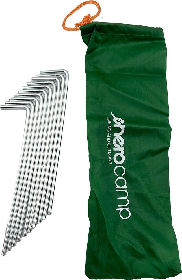 ŚLEDZIE SZPILKI DO NAMIOTU 18CM (15+3cm) KPL.10SZT METAL