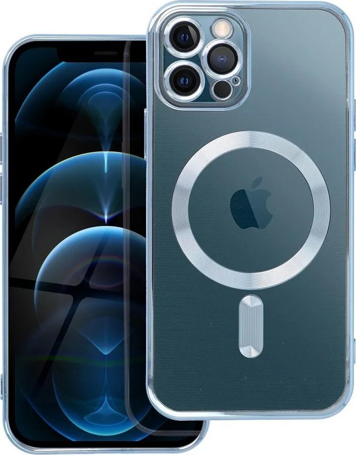 Braders Etui Futerał Electro Mag Cover do iPhone 12 Pro niebieski