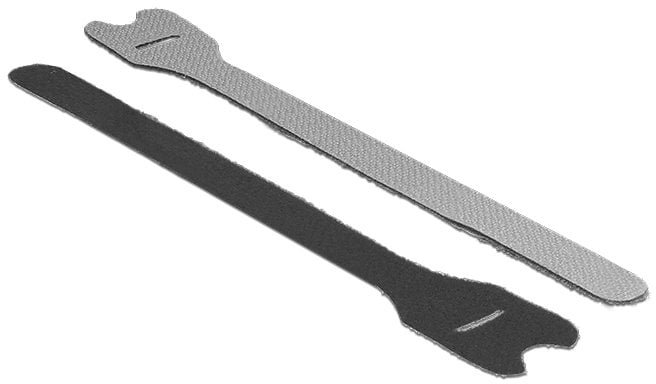 Delock Kabel opaskowy Nylon szary 10 szt.