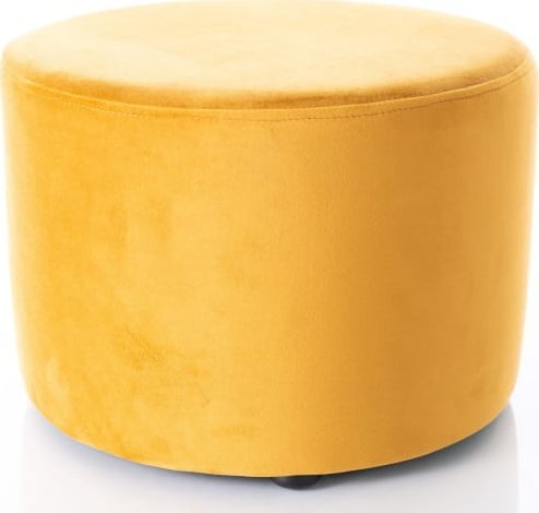 Puf DOTI A VELVET curry bluvel