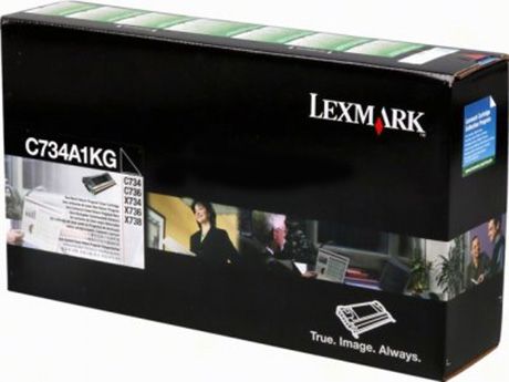 Toner Lexmark C734A1KG Black Oryginał (C734A1KG)